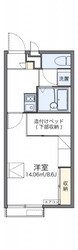 レオパレステイルザウエストの物件間取画像